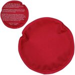 Round Nylon-Covered Hot/Cold Pack - Red