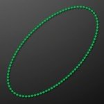 Buy Round Orange & Green Beads 33"