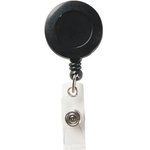 Round Secure-A-Badge (TM) - Black