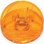 Round Shape Clip - Translucent Orange