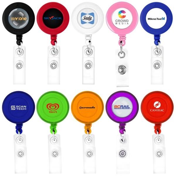 Main Product Image for Round Retractable Badge Holder
