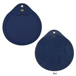 Round Tech Accessories Pouch - Navy Blue