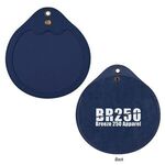 Round Tech Accessories Pouch - Navy Blue