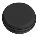 Round Zippered Electronics Travel Case -  