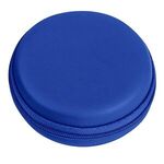 Round Zippered Electronics Travel Case -  