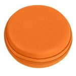 Round Zippered Electronics Travel Case -  