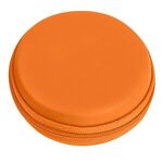 Round Zippered Electronics Travel Case -  