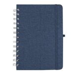 RPET Notebook With Phone Holder - Navy Blue