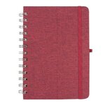 RPET Notebook With Phone Holder - Red