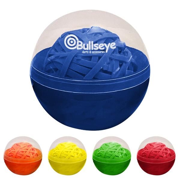 Main Product Image for Custom Printed Rubber Band Ball In Case