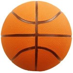 Rubber Basketball - Full Size -  Orange Side