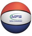 Rubber Basketball - Full Size - Red/White/Blue