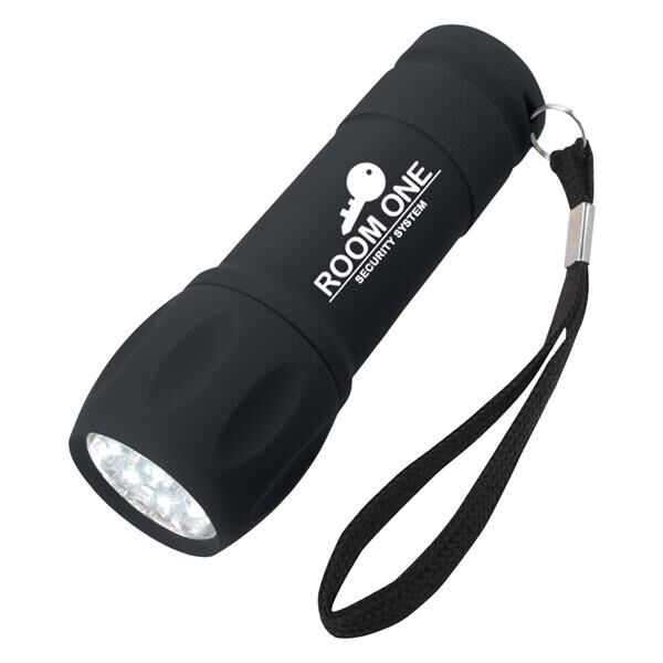 Main Product Image for Rubberized Torch Light With Strap