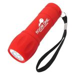 Rubberized Torch Light With Strap -  