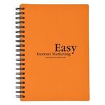 RUBBERY SPIRAL NOTEBOOK -  