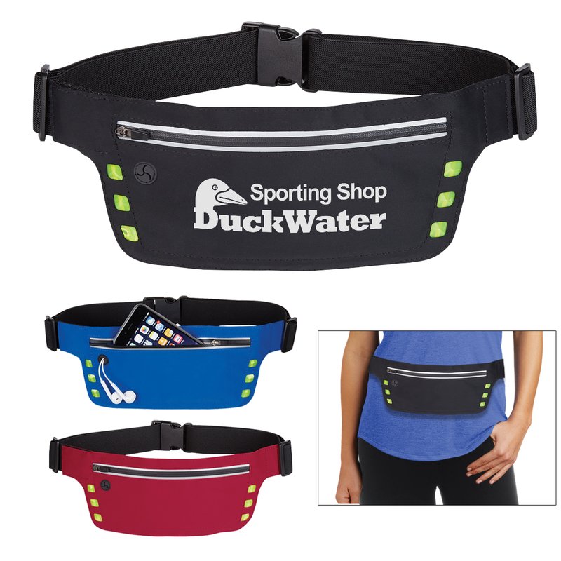 Main Product Image for Imprinted Running Belt With Safety Strip/Lights