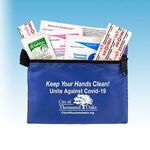 Safe Helper 8 Piece Hand Sanitizer First Aid Kit - Blue