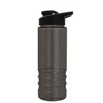 Salute - 24 oz. Bottle with Drink-Thru Lid - Transparent Smoke