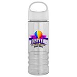 Salute2 - 24 oz. Bottle with Oval Crest Lid - Digital - Clear