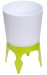 Sand Caddy Can Holder with Bottle Opener - Lime Green