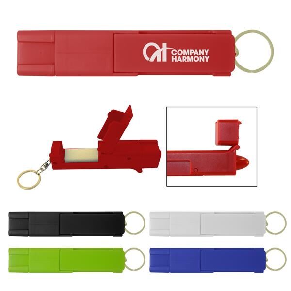 Main Product Image for Custom Printed Sanitary Door Opener Touch Tool Keychain