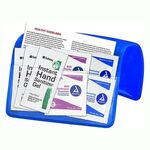 Sanitizer & Wipes On-the-Go Kit in Colorful Vinyl Pouch -  