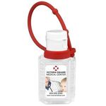 SanPal Compact Hand Sanitizer - Clear-white-red
