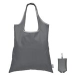 Santorini RPET - Recycled Foldaway Shopping Tote Bag - Gray