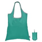 Santorini RPET - Recycled Foldaway Shopping Tote Bag - Teal