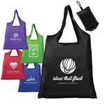 Buy Santorini - Foldaway Shopping Tote Bag - 210d Polyester