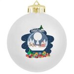 Satin Finished Round Shatterproof Ornaments - Quick Ship -  