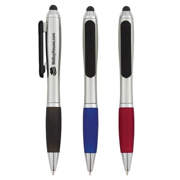 Main Product Image for SATIN STYLUS PEN WITH SCREEN CLEANER