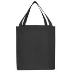 Saturn Jumbo Non-Woven Grocery Tote - Black