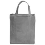 Saturn Jumbo Non-Woven Grocery Tote -  Gray