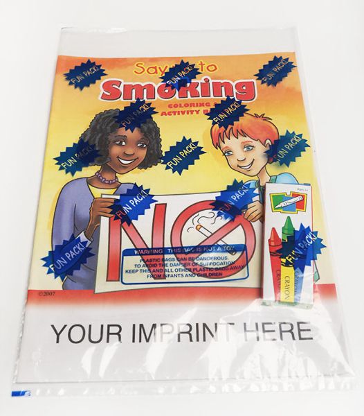 Main Product Image for Say No To Smoking Coloring Book Set Fun Pack