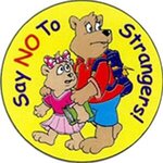 Say No To Strangers Sticker Rolls - Standard