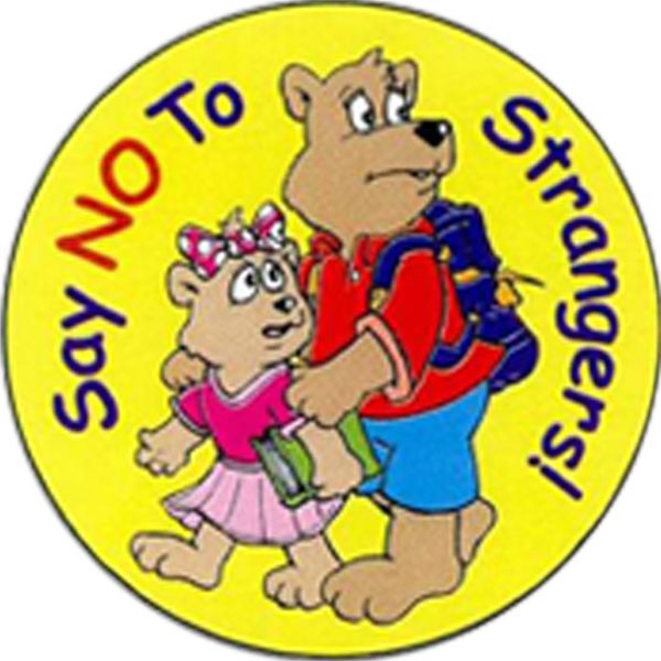 Main Product Image for Say No To Strangers Sticker Rolls