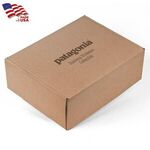 Screen Printed Corrugated Box Large 11x9x4 For Mailers, - Kraft Paper Brown