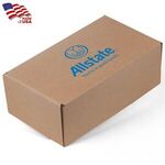 Screen Printed Corrugated Box Medium 11x6.5x4 For Mailers, - Kraft Paper Brown