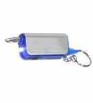 Screwdriver Flashlight Key Chain - Blue