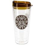 Seabreeze 22 oz Tritan™ Tumbler with Translucent Lid - Clear Brown