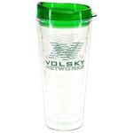 Seabreeze 22 oz Tritan™ Tumbler with Translucent Lid - Clear Green