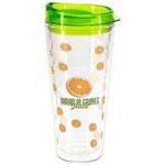 Seabreeze 22 oz Tritan™ Tumbler with Translucent Lid - Clear Lime Green