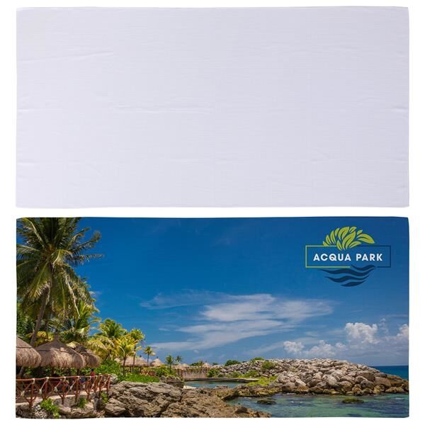 Main Product Image for Seaside Full-Color 30- x 60- Waffle Microfiber Beach Towel