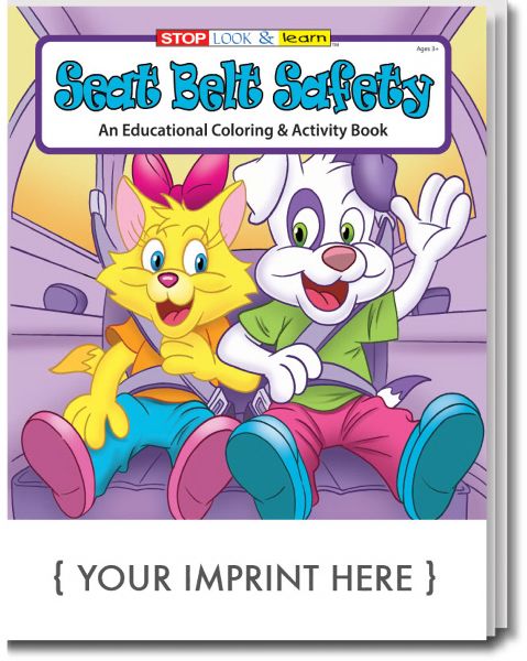 Main Product Image for Seat Belt Safety Coloring Book