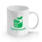 Seattle - 11 oz White Ceramic Mug -  