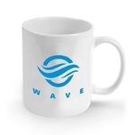 Seattle - 11 oz White Ceramic Mug -  