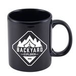 Seattle Classic - 11 oz Color Ceramic Mug - Black
