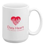 Seattle Tall - 15 oz White Ceramic Mug