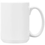 Seattle Tall - 15 oz White Ceramic Mug